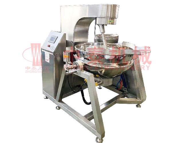 Fully automatic electric heating of heat-conducting oil planetary stirring wok